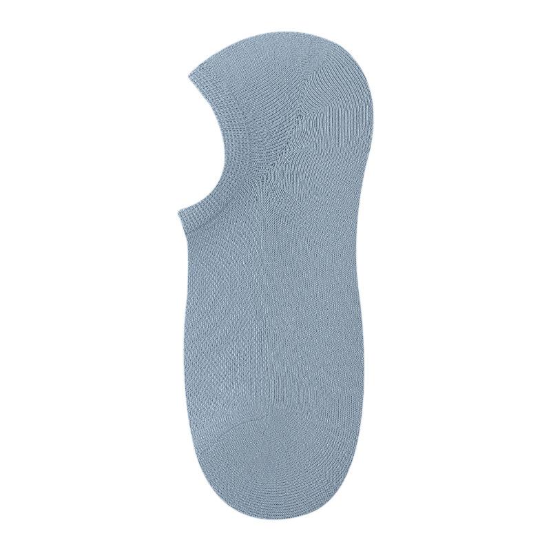 Women's Summer Thin 7A Anti Bacterial Essential Oil Sweat Absorber Non Slip Silicone Non Drop Heel Socks