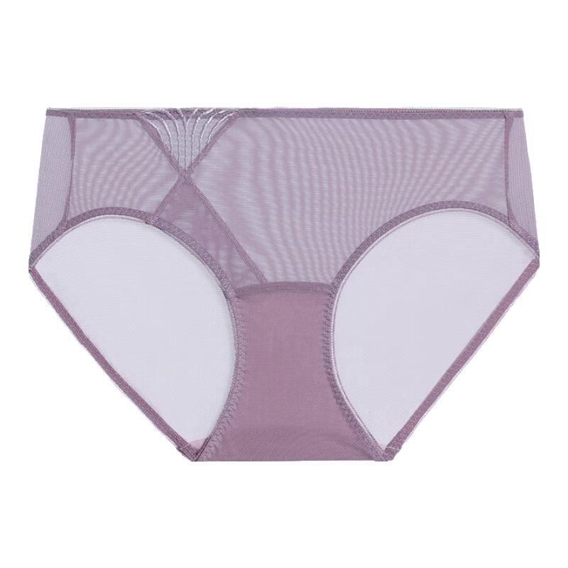 

Aimer Women s GONGYU AM23A361 Lace Mesh Mid-Waist Boxer Briefs L