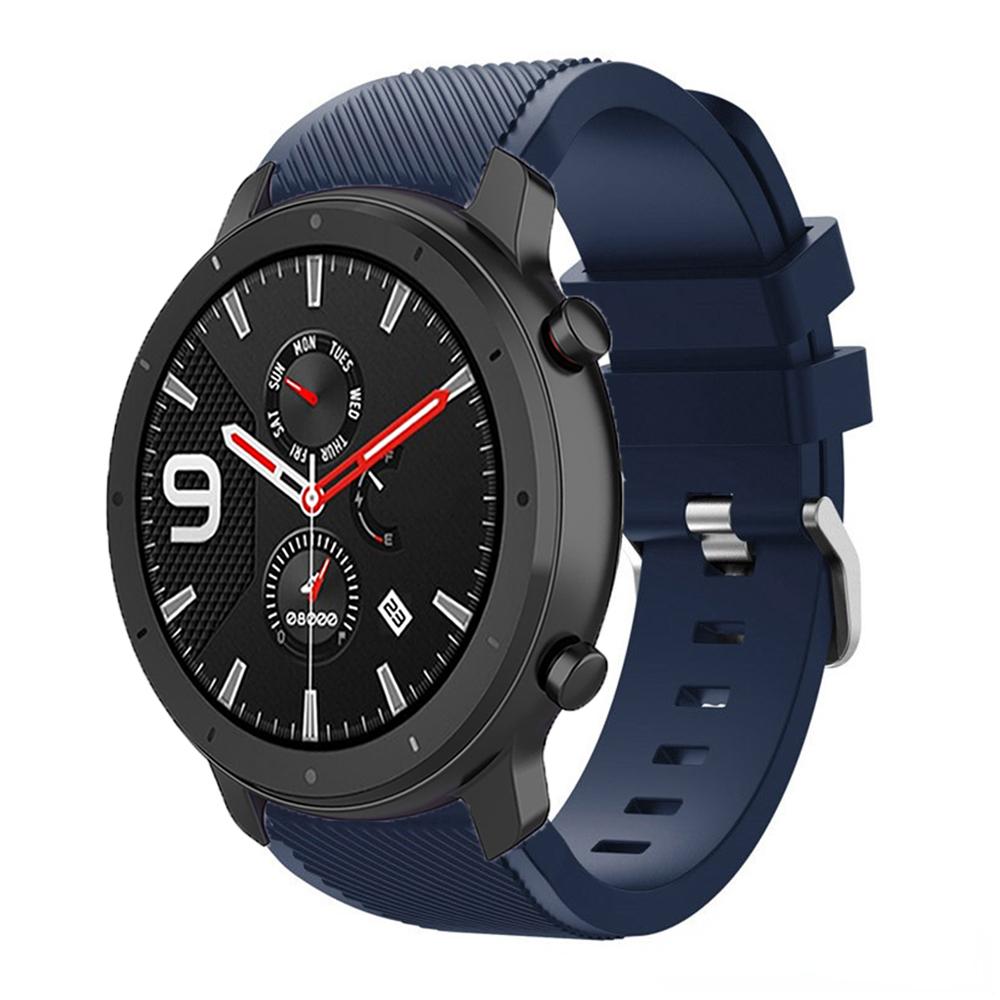 22mm Silicone Band for Amazfit Balance 2 1/GTR 47mm/GTR 4 3pro/Bip 6 5 Sport Wristband Correa for Amazfit Stratos 2 3/Pace Strap