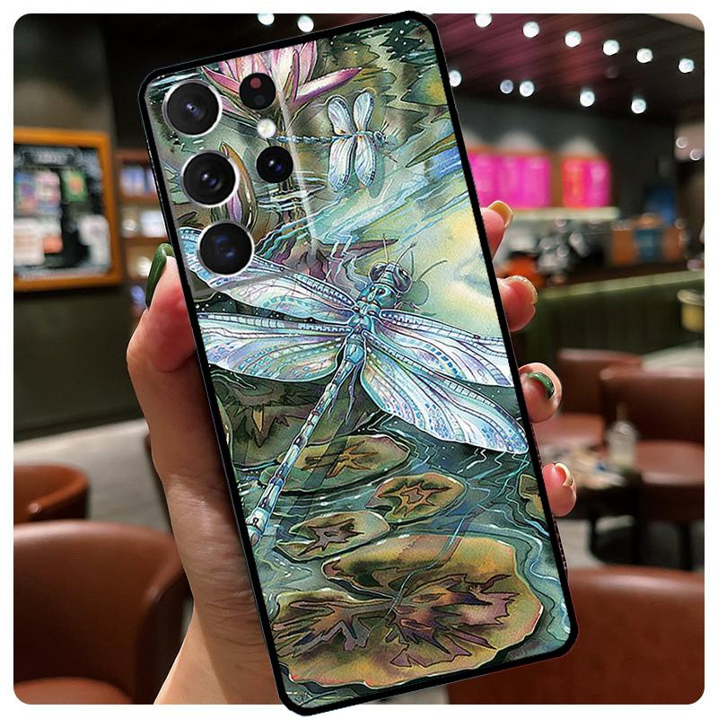 

Dragonfly Case For Samsung Galaxy S23 S20 FE S21 Ultra S8 S9 S10 Note 10 Plus Note 20 S22 Ultra Cover Galaxy S23