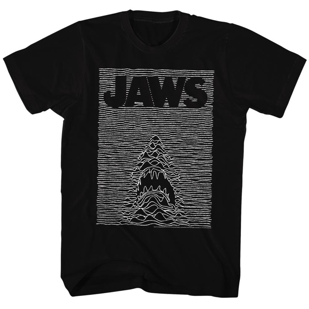 Jaws 70 Thriller Movie Jawdivision Glitchy Shark Men T Shirt S
