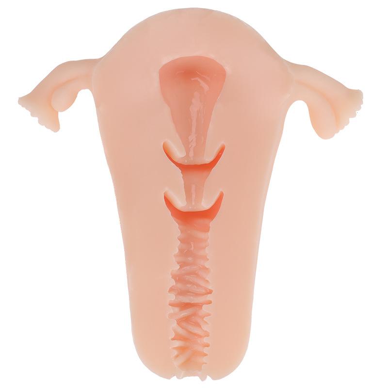 Men's Masturbator Uterus Shaped Super Real Skin Feel Vagina Uterine Sex Adult Toy