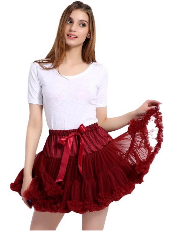 Damen Europäischer und Amerikanischer Stil Puffiger Mesh Tutu Minirock - Sommer Mode Krinoline