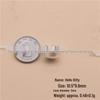 999 Sterling Silver DIY Sanrio Character Spacer Beads: KT Cat, Kuromi, My Melody, Strawberry Bear, StellaLou
