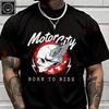Men's And Women's T-shirt Summer Moto Cotton Tee Motor City Graphic Short-sleeved Spring Autumn