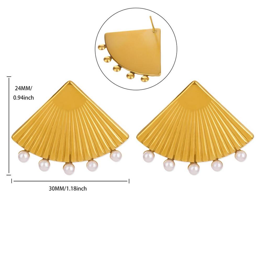 Creative, Simple and Fashionable Five-pointed Star Earrings, Women's Sweet and Cool Temperament, Versatile Earrings.