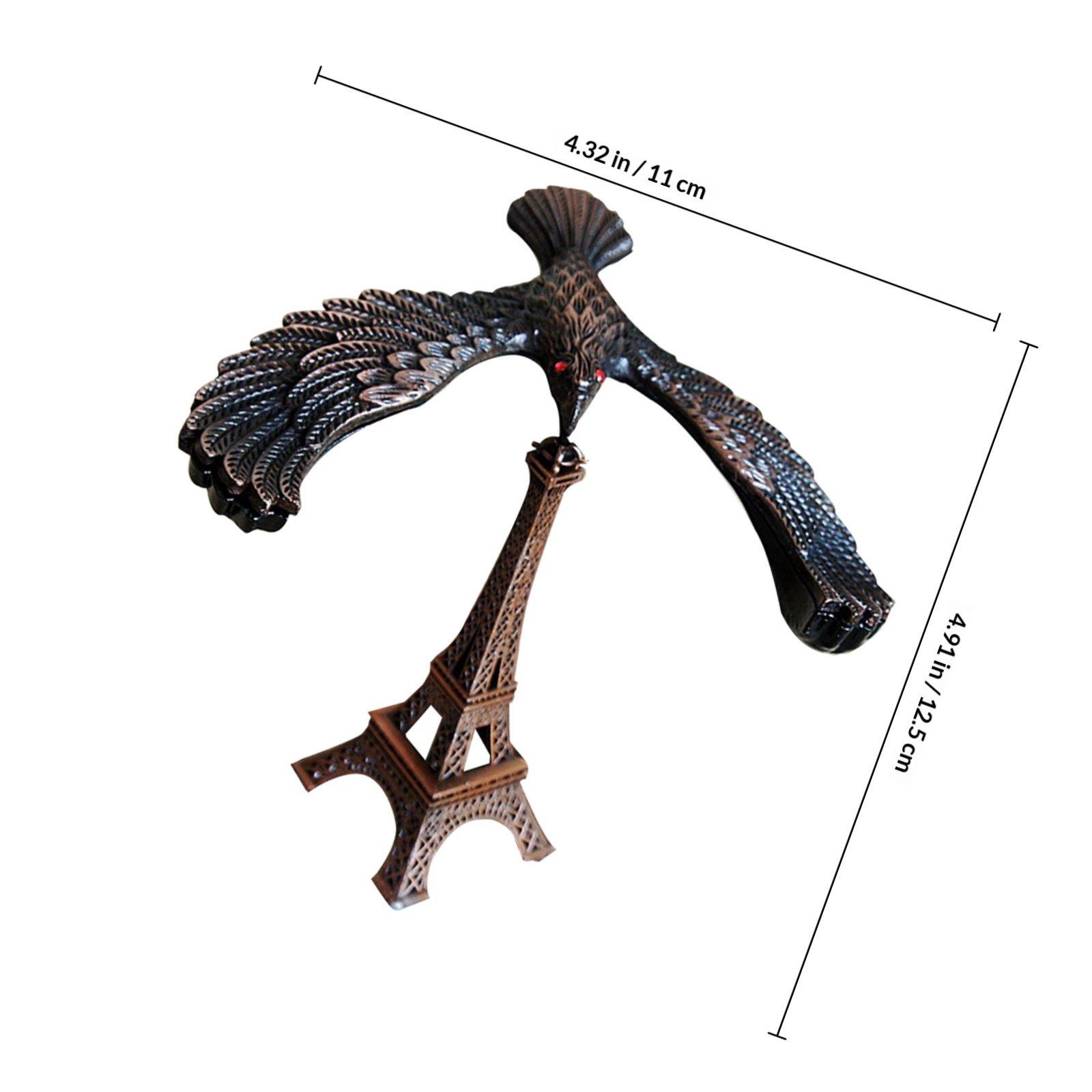 

Alloy Balance Bird Vintage Bronze Eiffel Tower Unique Desktop Ornament Kids Teens Gift DIY Craft Tabletop Decoration темно-коричневого