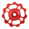 CNC Aluminium Alloy Bike Ceramic Bearing Guide Wheel Rear Derailleur Pulley for Mountain Bicyclered 11T