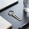 Stainless Steel Metal Keychain, Suitable For Both Men And Women. Freedoom