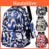 Printed Outdoor Backpack Computer Bag Anti Friction Schoolbag Student