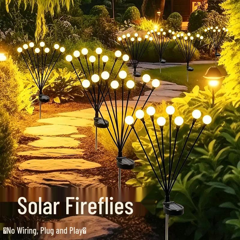 Waterproof Solar Firefly Lights for Outdoor Garden Decoration