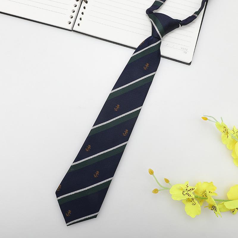 Jk Small Tie Female College Style Lazy Japanese Plaid Uniform Shirt Tie Student Ins Men'S And Women'S Short Styles Free Of Charge