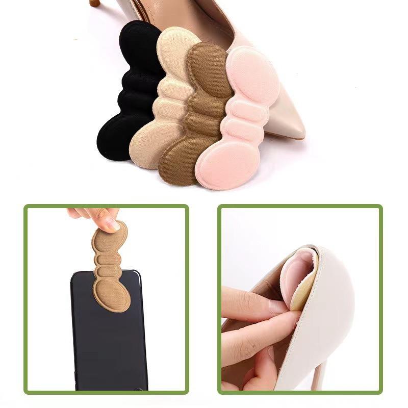 Butterfly-Shaped Anti-Wear Invisible Heel Sticker - Anti-Slip, Thickened Sponge Heel Protector
