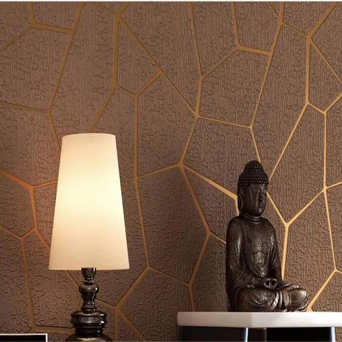 3D Geometric Wallpaper for Living Room Bedroom Stripes Patterned Modern Design Wall Paper Roll Home Decor Papel Pared Non-woven