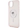 Karl Lagerfeld KLHMP15MHFCCNOP iPhone 15Plus / 14 Plus 6.7" Pink Hardcase IML Choupette MagSafe