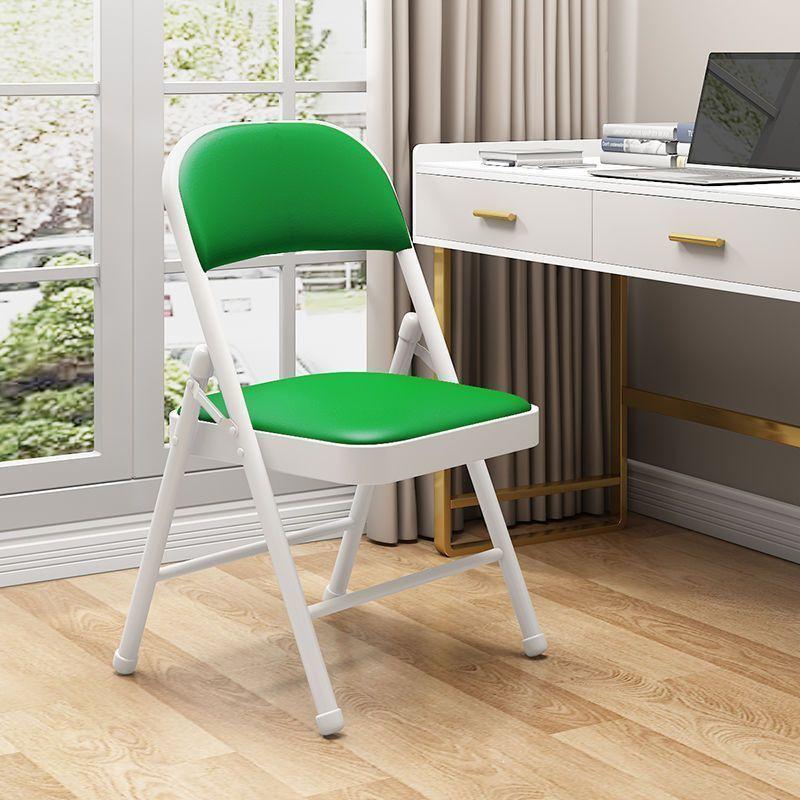 Portable Folding Chair with Backrest for Home, Office, Dining, and Dormitory Use