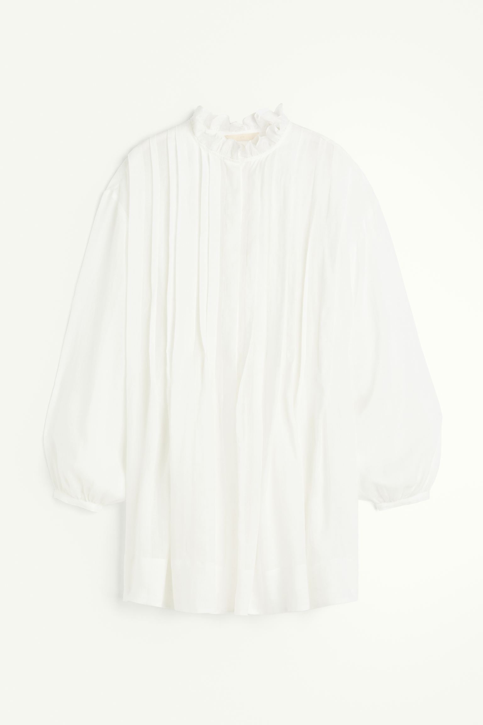 

Платье из рами с защипами