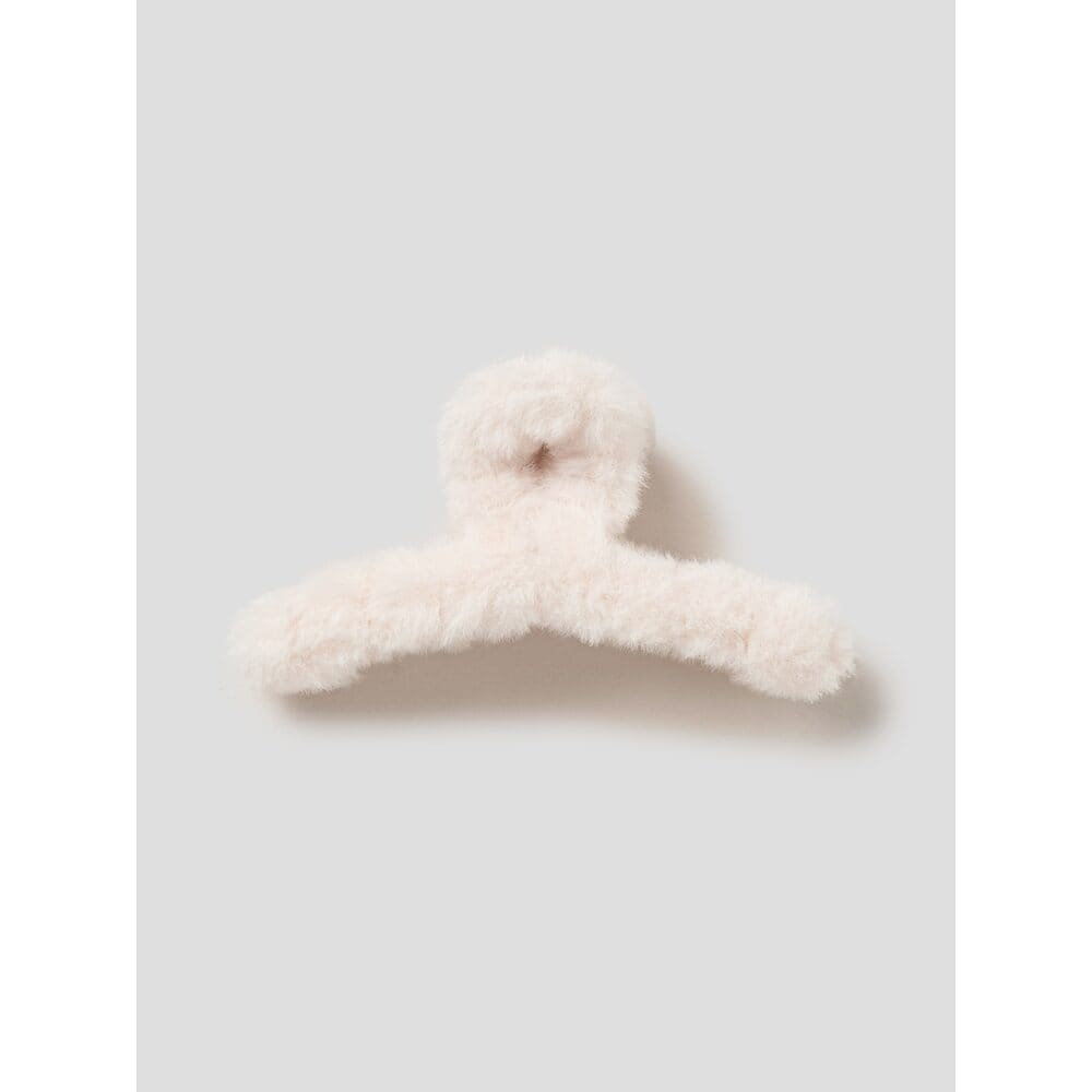 

Fur Hair Clip Ivory (195896Wy60)