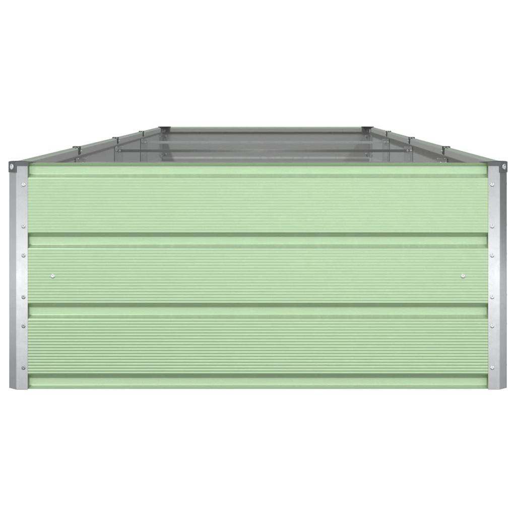 Planter Pastel Green 385 X 100 X 45 Cm Galvanized Steel