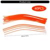Economical 40PCS Flexible Durability Heavy Duty Grass Trimmer Line StringCord  21.25in X 155in for Handheld Lawn Mowers