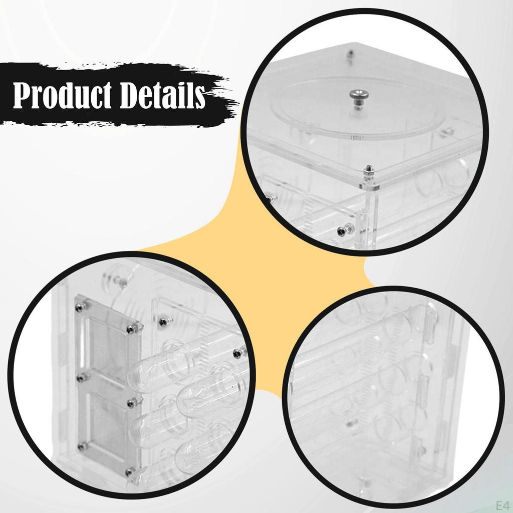 Birthday Gift DIY Compact Indoor Acrylic Education Transparent Adults Starter Kit Display Box