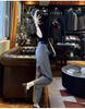 Women's High Waist Slimming Cigarette Pants – Spring/Autumn 2026 Straight Leg Harem Style