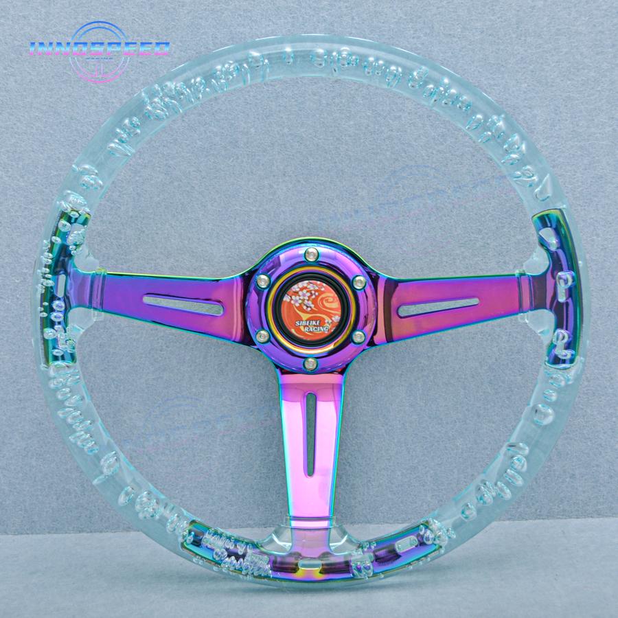 14Inch JDM Acrylic Sport Steering Wheel