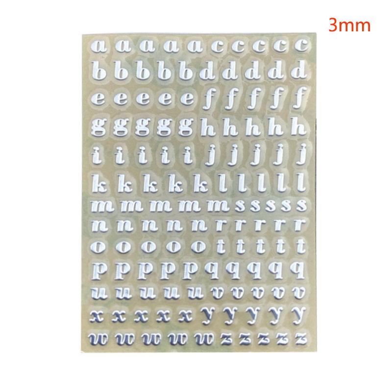 1 szt./5/6 szt./zestaw Metalowe Naklejki Litery Wielkie Małe Litery Naklejki Samoprzylepne 26 Liter Naklejki Drop Shipping