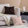 Warm Roses Bloom In Midsummer Pillow Case Comfort Sofa Bed Silky elegant Invisible zipper Decorative cushion cover