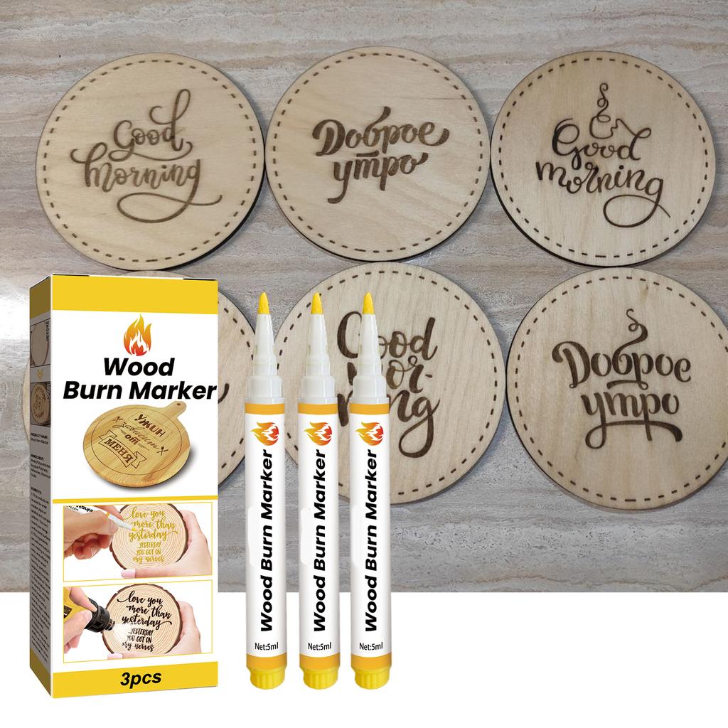 Bruciatura Legno Fai da Te Legno, Tagliere, Pennello da Forno, Bruciatura Legno 2ML