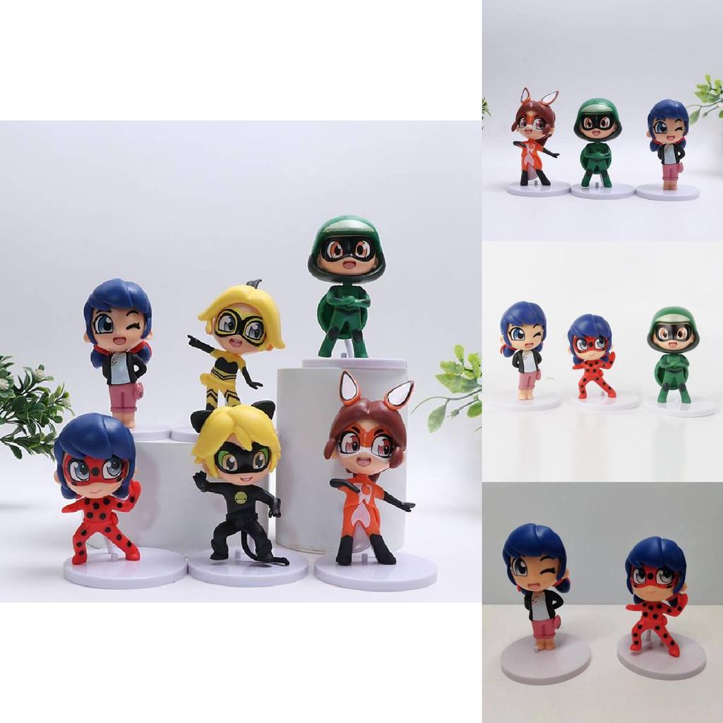 Adorable 6 Styles Miracle Girl Figurines Pvc Car Hanging Decorations Ideal For Cakes And Toys