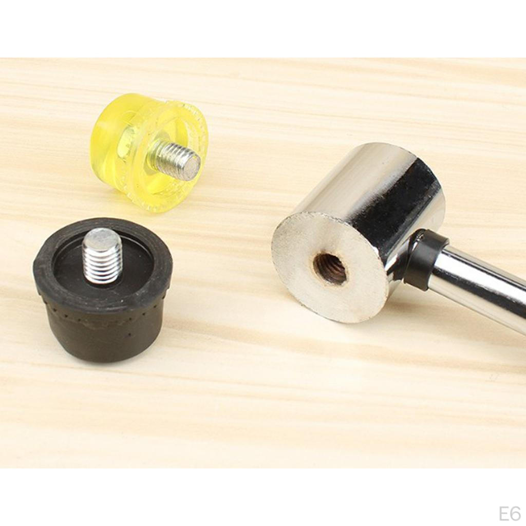 Mallet Rubber Hammers Double Sided Repair Tools DIY Lightweight