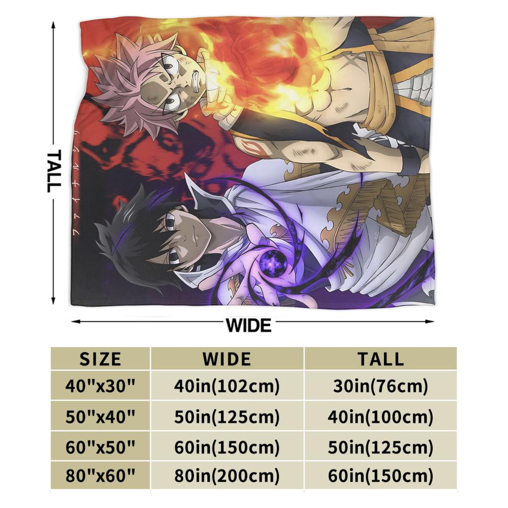 Fairy Tail Weiche Decken Dekorative Plüsch Bettwäsche Überwürfe Street Trend Schlafzimmer Flanell Tagesdecke Sofa Bettbezug