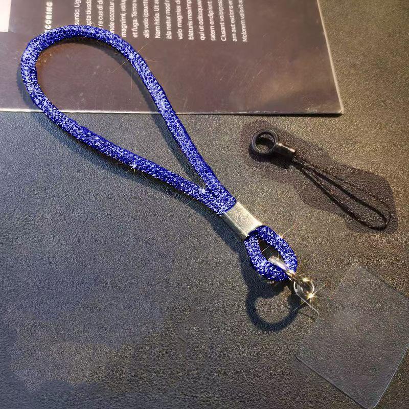Luxury Mobile Phone  Wrist Straps Glitter  Phone Lanyard Keychain Hanging Anti-Lost Rope