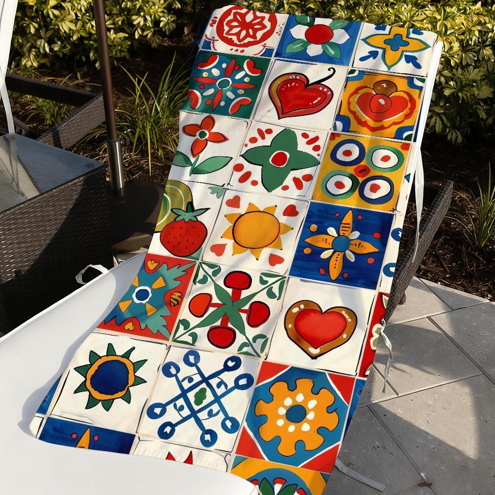 Bohemian Tile Print Towel Soft Pool Gift For Travel Gym Shower Camping Quick Dry Sports Large Beach Towels