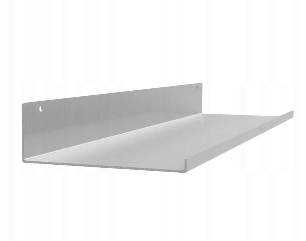 LOFT STAINLESS STEEL Hanging Wall Shelf 80 with Rim