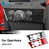 Echter Weicher Kohlefaser-Aufkleber für Vauxhall Opel Astra H MK5 2004 2005 2006 2007 2008 2009 2010 Auto Fahrer Scheinwerferschalter Verkleidung