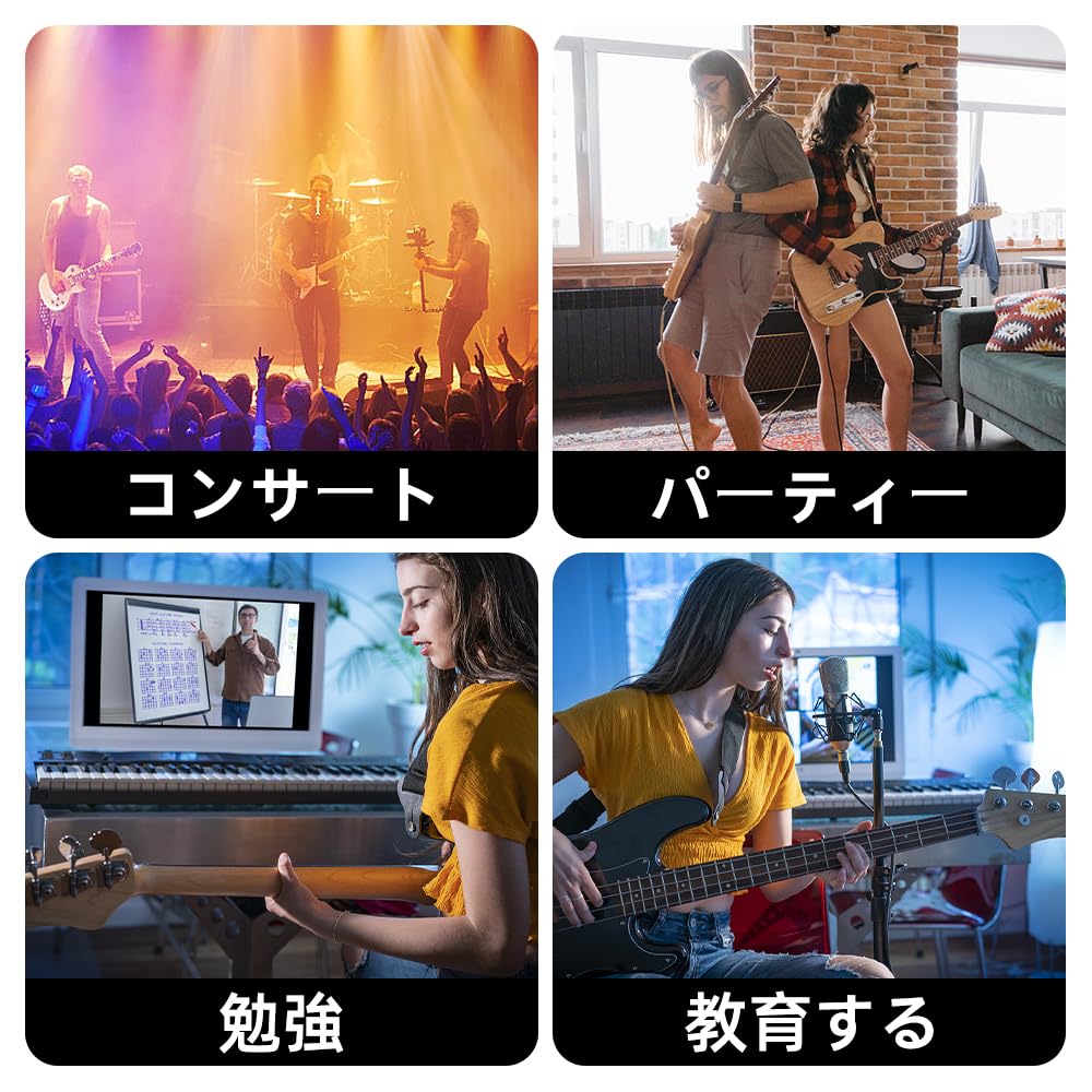 Elektrická baskytara Bullfighter s příslušenstvím 4strunná baskytara Elektrická baskytara Začátečník Úvodní představení Rockový nástroj Baskytara, (FD-blk)