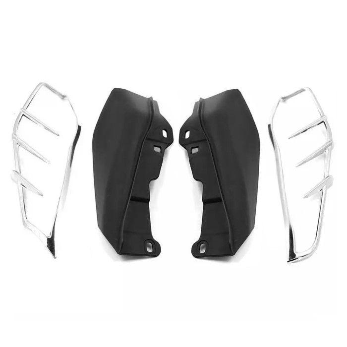 Zwischenrahmen-Deflektor für Harley Davidson Touring 09-25 WA4 schwarz / chrom