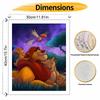 Disney The Lion King digital oil painting art kit DIY handmade home decoration gift