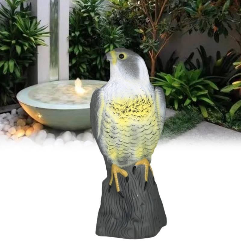 American Eagle Garden Sculpture Lifelike Animal Predator Bird Repellent Decor