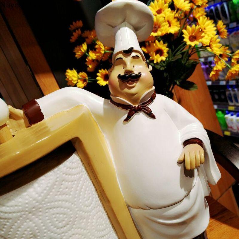 Resin Kitchen Paper Towel Holder Creative Household Paper Roll Holder Vertical Chef  Towel Holder Toilet