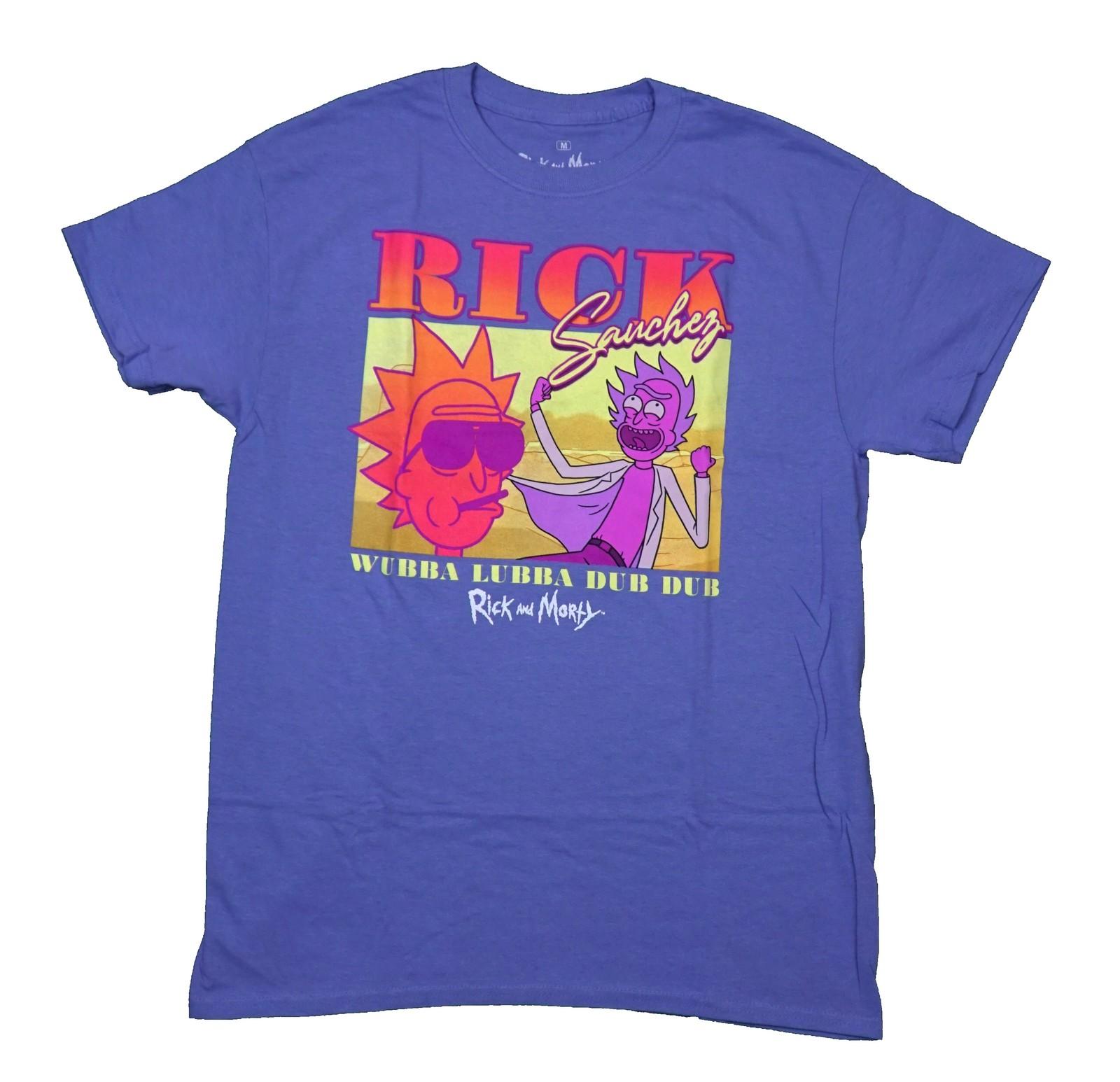 Rick and Morty New Adult T-Shirt -Rick Sanchez Wubba Lubba Dub Dub XXXXL