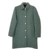 Lacoste BF1111L Classic wool blend soutien collar coat coat 36 greenUsed