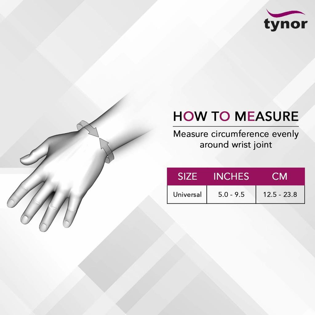 RSINC Tynor Wrist Brace With Thumb -Universal SIZE(COLOR MAY VARY) INDIA JL154279010750