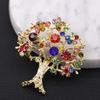 European & American Zircon Rhinestone Corsage Brooch – High-End DIY Fashion Accessory for Women
