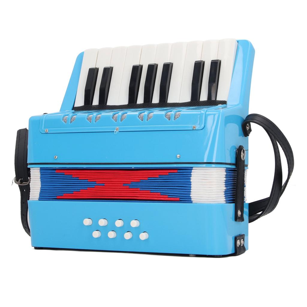 Kids Accordion Instrument 17 Keys 8 Bass Musical Instrument Educational Toy for Kids Children
