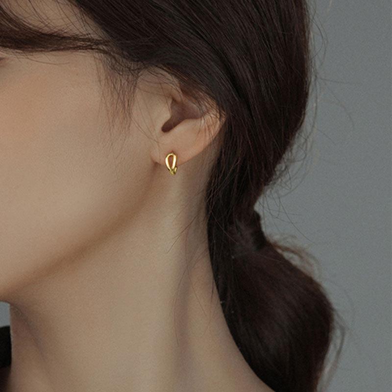 Circle Ear Buckles Simple Women's Small Earrings New Year Trendy Earrings Summer Temperament