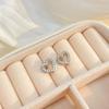 Summer New Products Are Simple, Personalized, Slightly Inlaid With Diamonds, Love Studs, Exquisite, Small, Trendy, Cool, Sweet, And Thin.