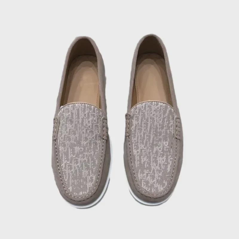 Men's European Leather Loafers - Casual & Business Slip-on Penny Shoes